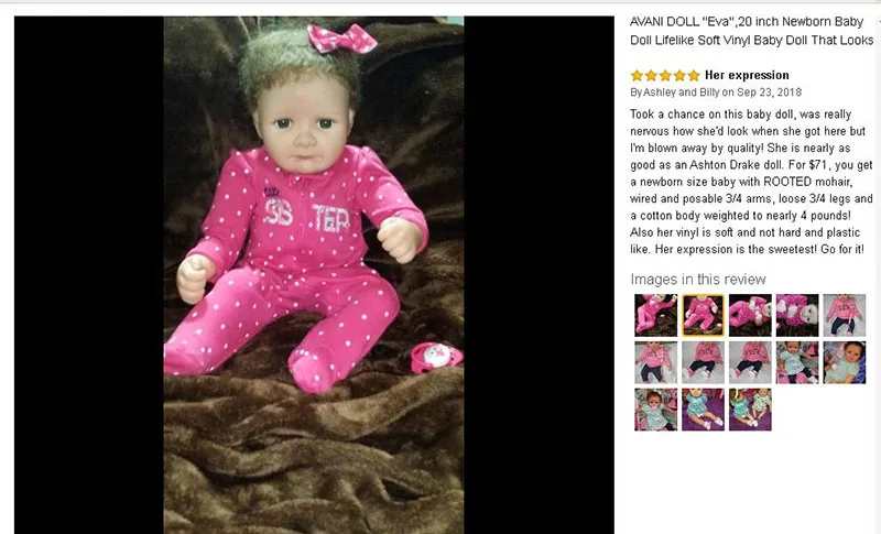 Кукла Avani 'Jodie' 16 дюймов Reborn Baby куклы мягкие виниловые мини куклы малыши реалистичный Новорожденный ребенок Куклы