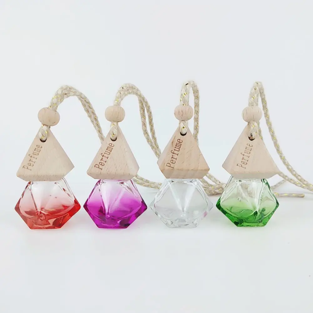 1 шт. подвесная вешалка с градиентным орнаментом стеклянный флакон эфирным