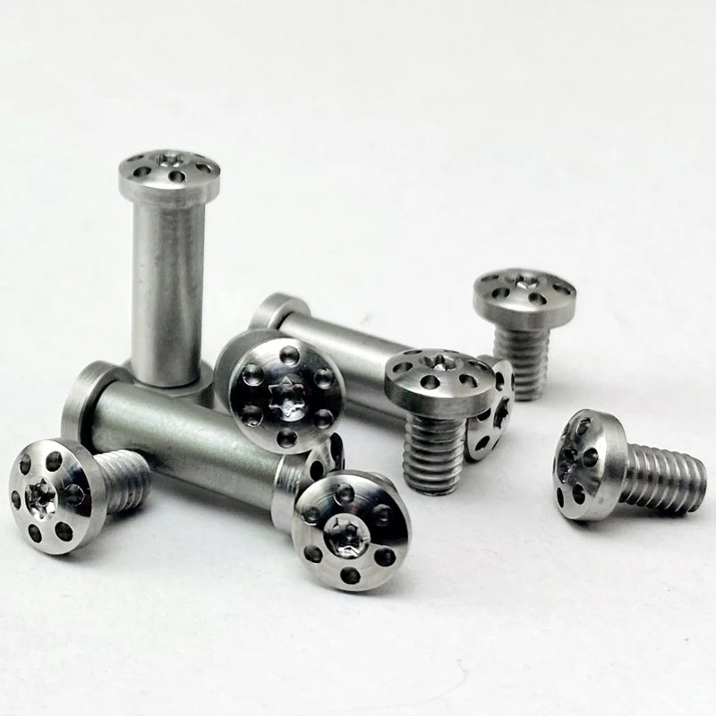 Винт для ручки ножа M4 7 мм из нержавеющей стали шпиндельная заклепка инструмент
