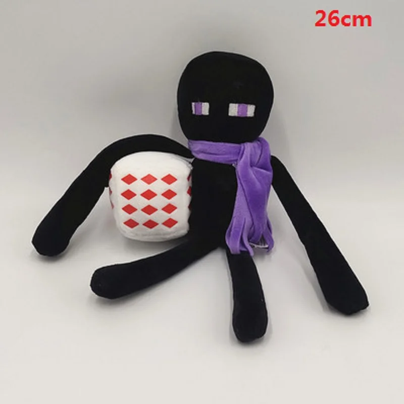 

Новый шарф в стиле майнкрафт Enderman, хлопковые плюшевые игрушки, милый домашний декор для гостиной, дивана, сиденья, игрушка для фанатов игр, п...