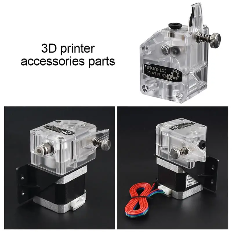 

BMG Extruder Set Dual Drive Updated Version Speed Reduce Extruder with Transparent Shell For 3D Printer Accessories