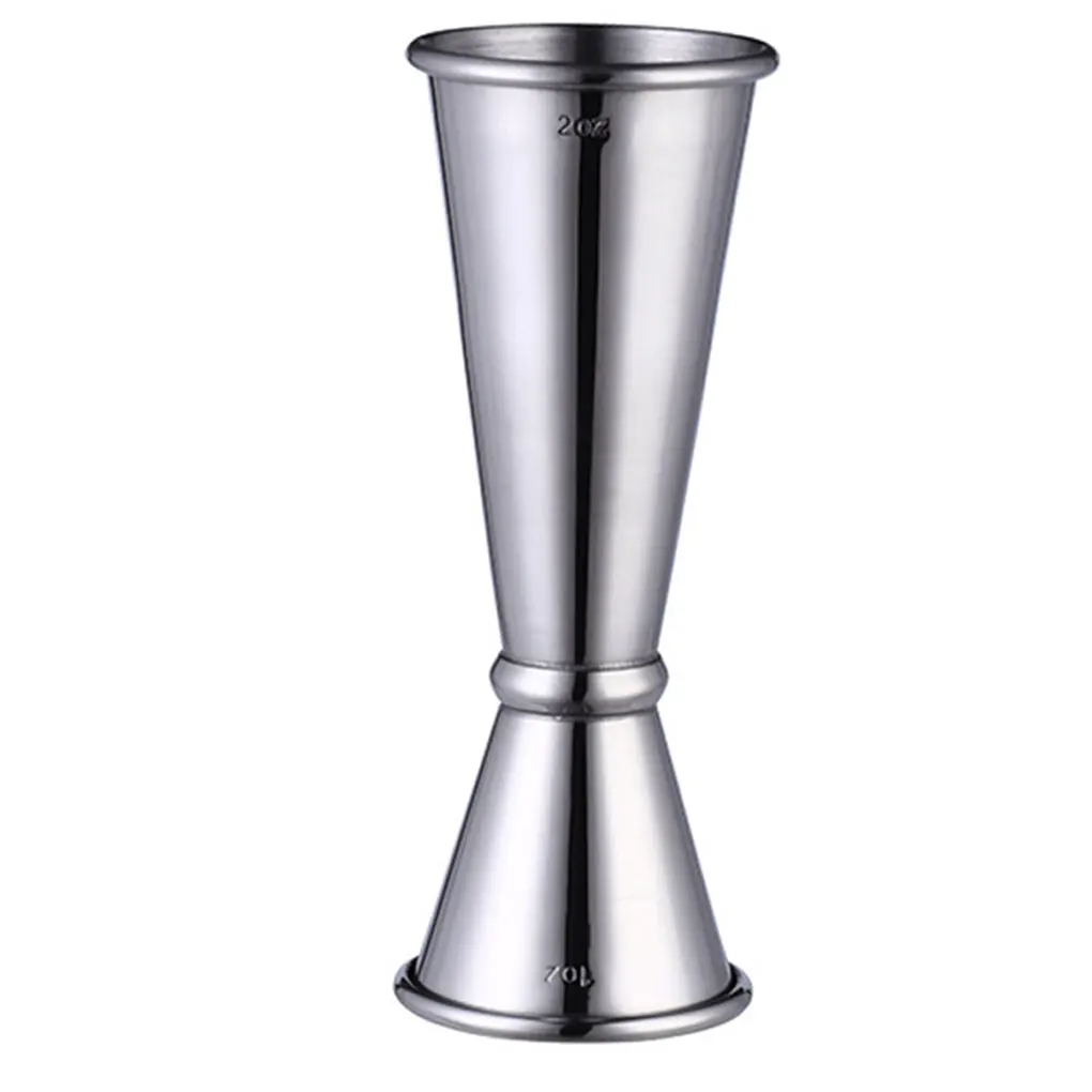 

2021 new Cocktail Bar Jigger Design Stainless Steel Measuring Cup Jigger Double Spirit Bartender
