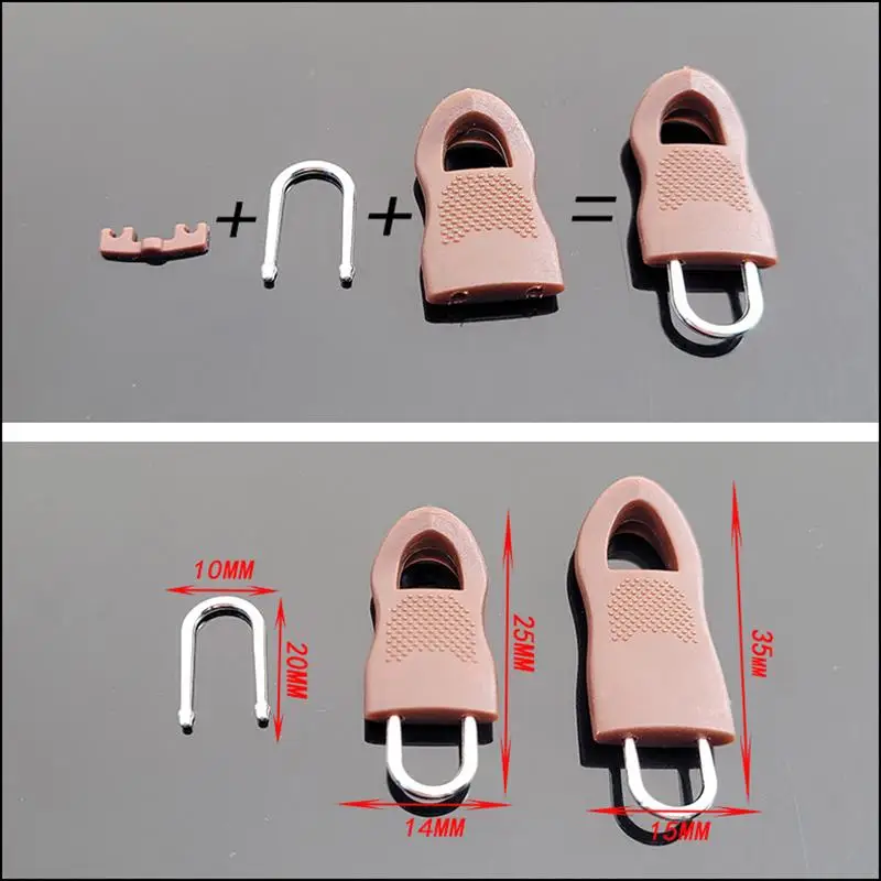 8 шт. сменный вытяжной рычаг на молнии наконечник веревочная бирка фиксатор для