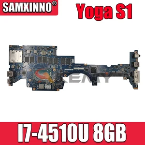 high quality zips1 la a341p for lenovo yoga s1 laptop motherboard fru00ht175 sr1eb i7 4510u 8gb rams fully tested free global shipping