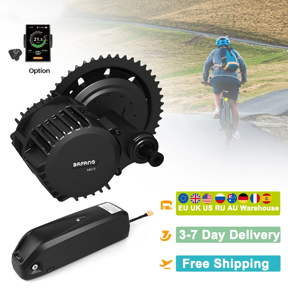 BAFANG BBSHD 1000W 48V фара для электровелосипеда в двигатель с ЖК дисплей Дисплей Средний