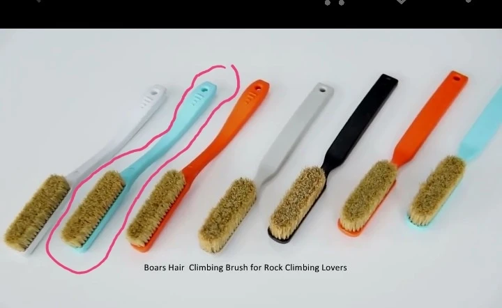 Щетка для боулдеринга с эргономичной ручкой и щетиной кабана товары дома щетки