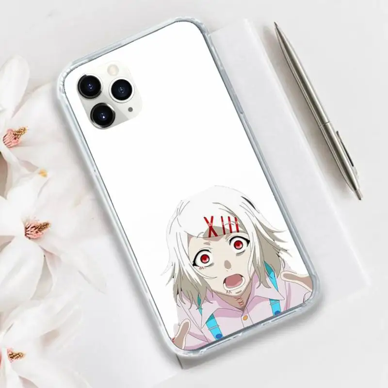 

JUUZOU SUZUYA Tokyo Ghouls Phone Case Transparent for iPhone 11 12 mini pro XS MAX 8 7 6 6S Plus X 5S SE 2020 XR