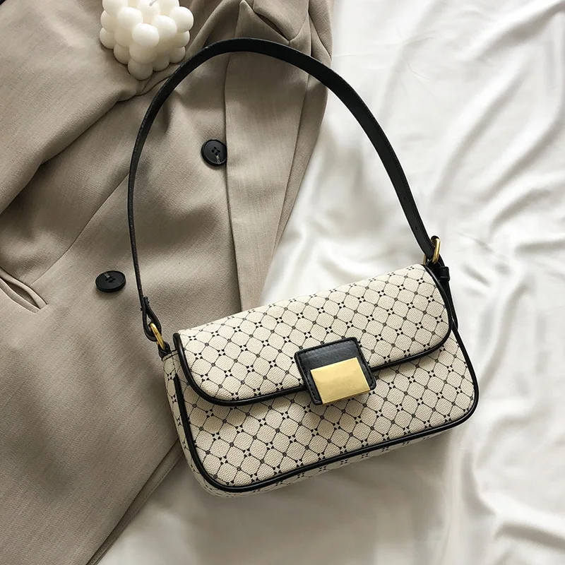 

Небольшая сумка из искусственной кожи сумки на ремне для женщин 2021 элегантные женские подмышки сумка женский сплошной Цвет сумки Дорожная ...