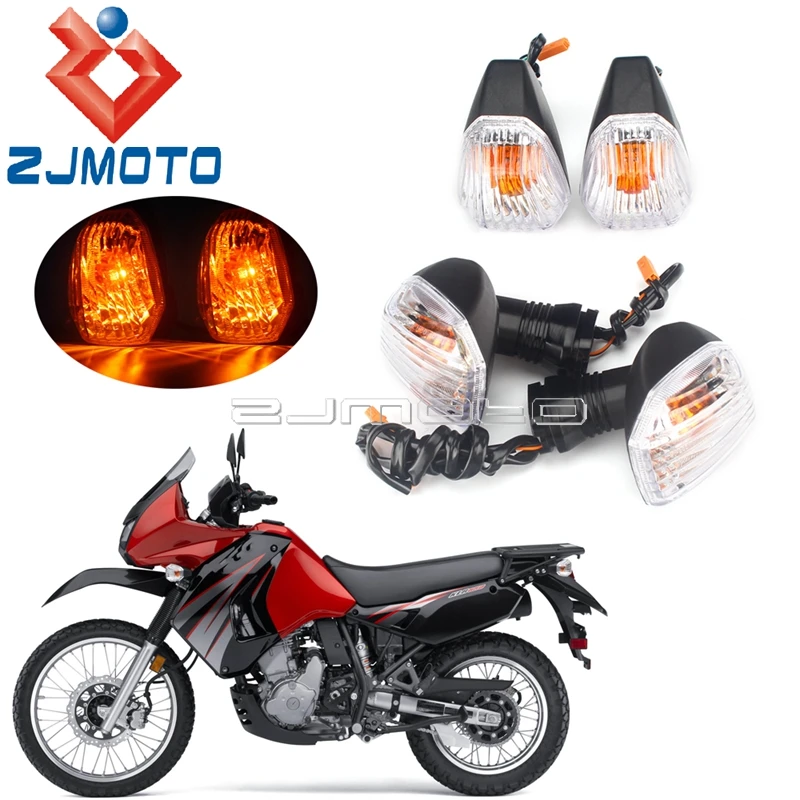 

4PCS E-Mark OEM Socket plug & play Amber Turn Signal Indicator Light for Kawasaki KLR650 KLE 500/650 Ninja ZX- 6R 6RR Z750S