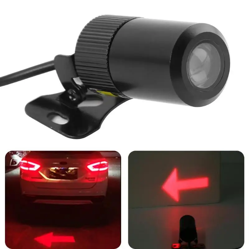 8 V 36 автомобильный Светодиодный проекционный светильник Предупреждение