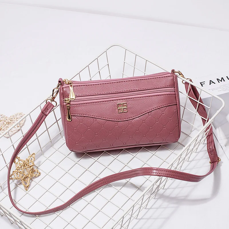 

LOOKVEED GIRL STORE 2021 New Fashion Trend Solid Color Single Shoulder Women's Bag Diagonal Bag Large-Capacity Bag Women