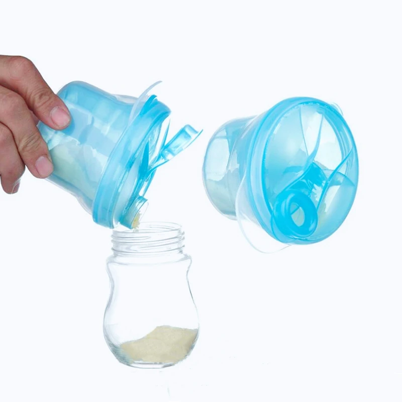

High Capacity Baby Milk Powder Container Melkpoeder Container Baby Food Storage Box Double Layer Infants Feeding Box For Newborn