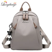 2021 new women backpack high quality oxford cloth school bags for teenager girls fashion school backpack solid lady shoulder bag