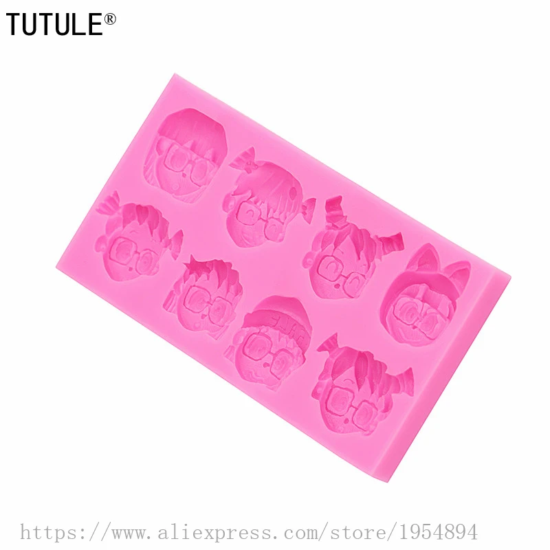 Симпатичная форма с изображением маленькой девочки парафиновая фотоформа для