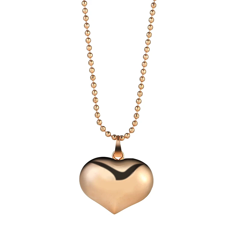 

Vintage Wedding Choker Beads Chain Necklace For Women Geometric Big Heart Gold Pendant Necklaces Jewelry collier de perles