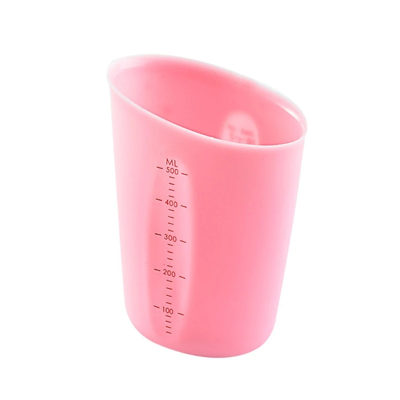 

250/500ml Silicone Measuring Cup with Precise Scale for Epoxy Resin Mold Jewelry Making Non-Stick Mixing Cups