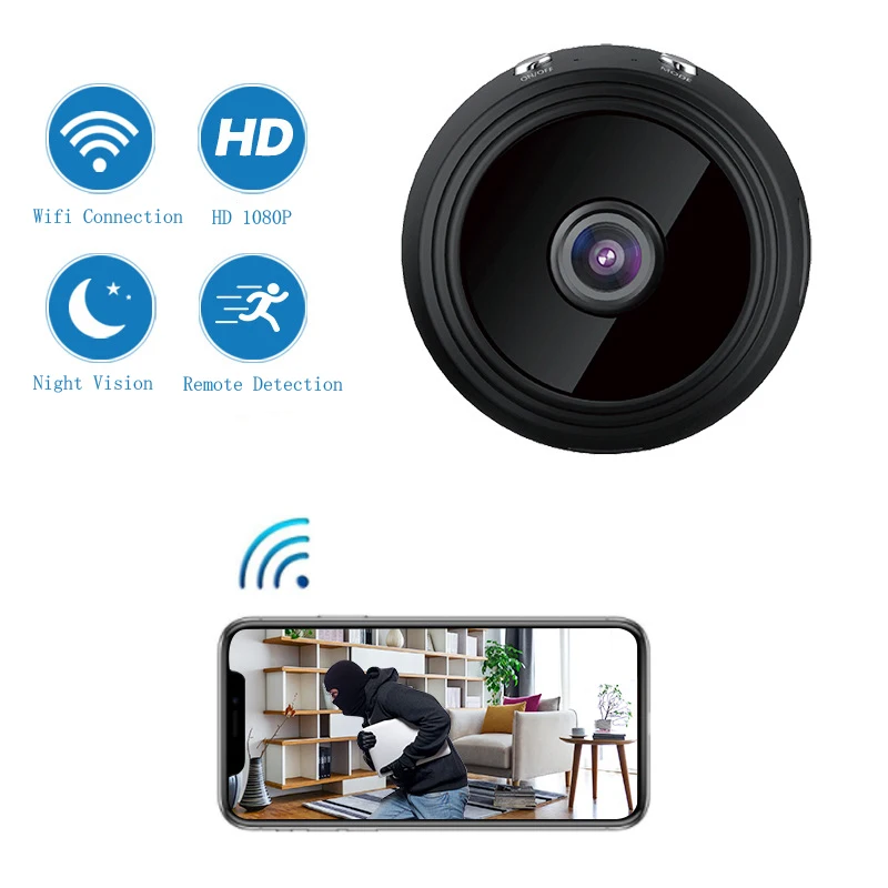 

Ip Mini Camera Wifi 1080P Nachtzicht Sensor Motion Camcorder Monitor Telefoon App Camaras Video Surveillance Thermische Camera