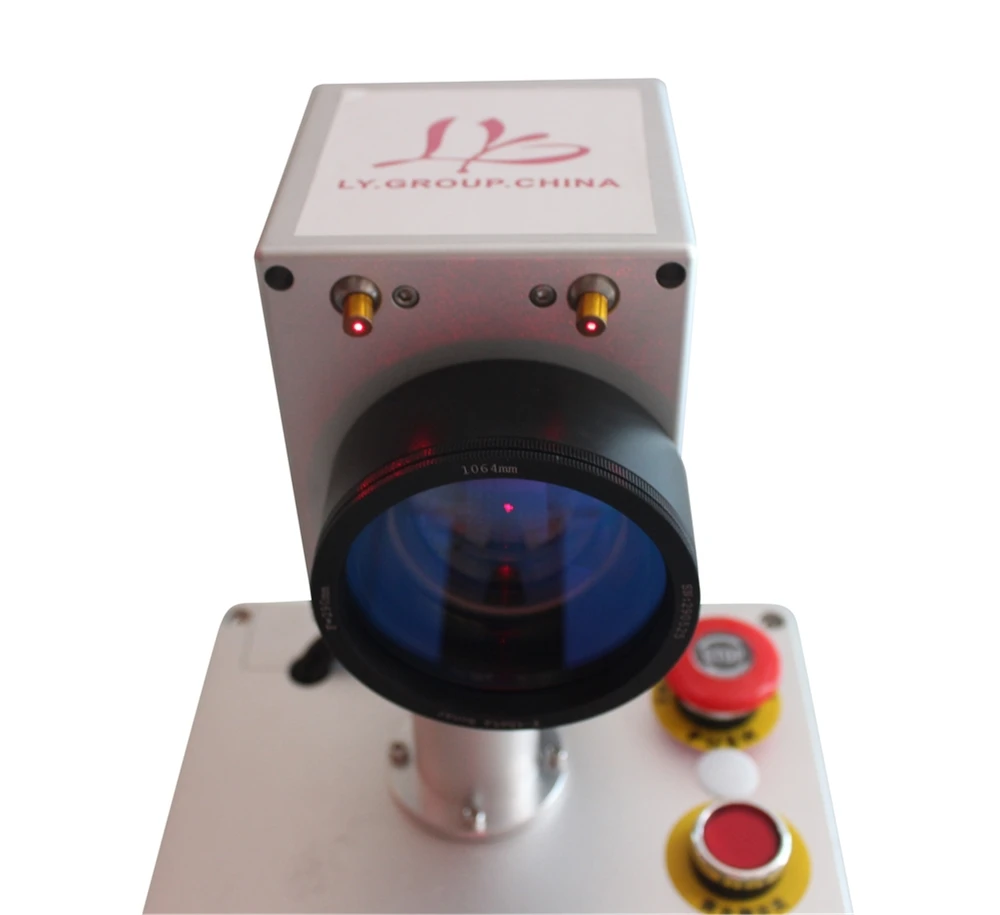 

LY portable mini all in one fiber laser nameplate Marking machine Super-laser Max Raycus metal laser engraver engraving machine