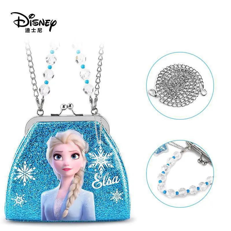 

Original Disney Children's Bag Messenger Bag Sophia Princess Handbag Birthday Gift Baby Girl Mini Bag Coin Purse Mini Bag