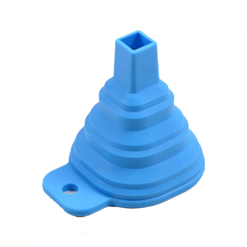 

Kitchen Home Mini Food Grade Silicone Folding Telescopic Funnel