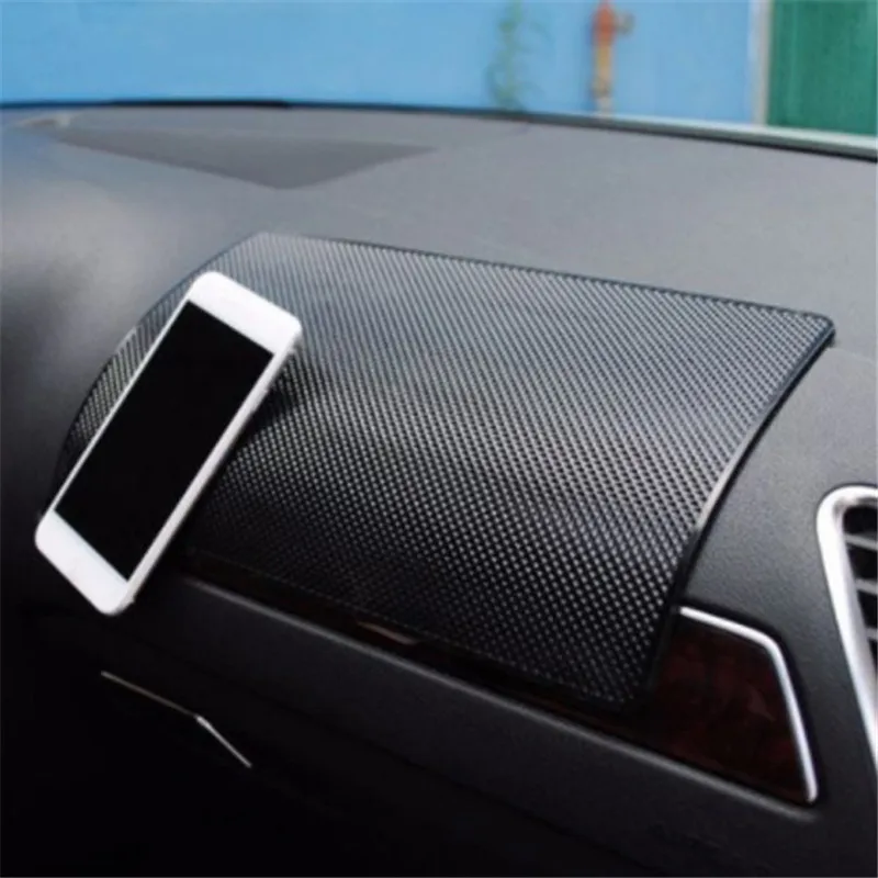 Фото Автомобильный нескользящий коврик авто силиконовый для внутренней панели