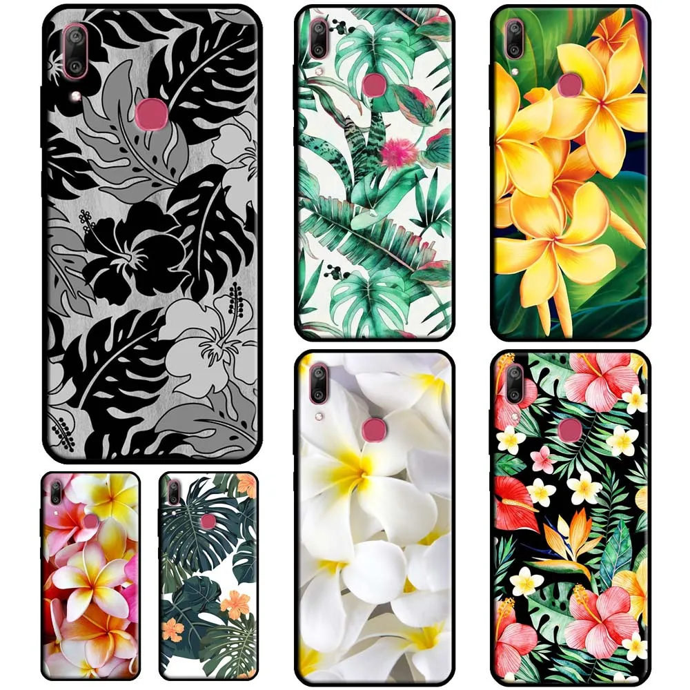 Чехол для телефона тропический рай Гавайский цветок Huawei Y5 Y3 Y6 Y7 2017 2018 Y9 Prime 2019 Nova 5T 2