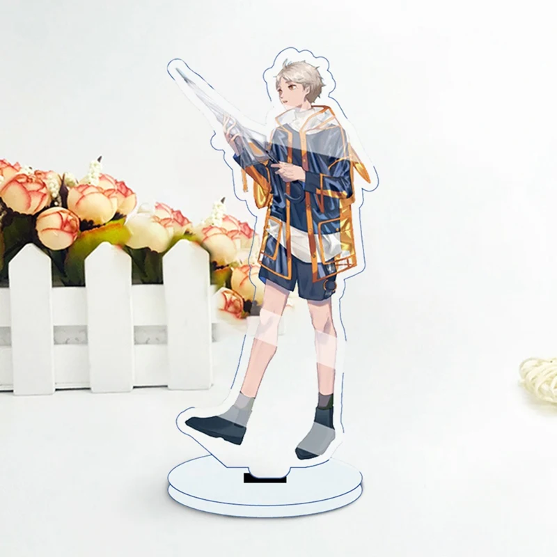 15 см Аниме Haikyuu! Акриловая настольная подставка модель Настольная пластина Декор