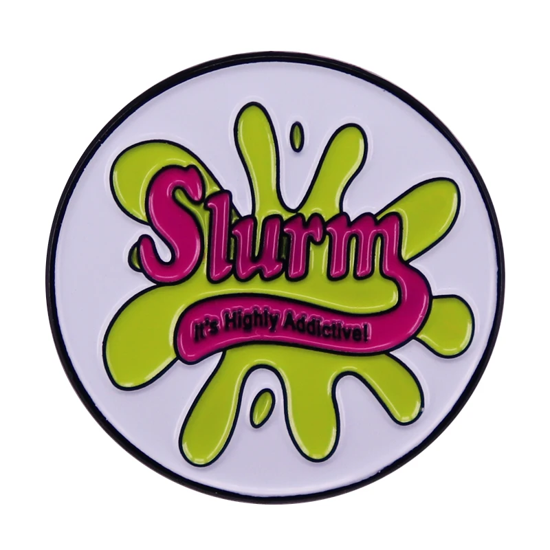 

Эмалированная брошь Slurm Its Highly Addictive