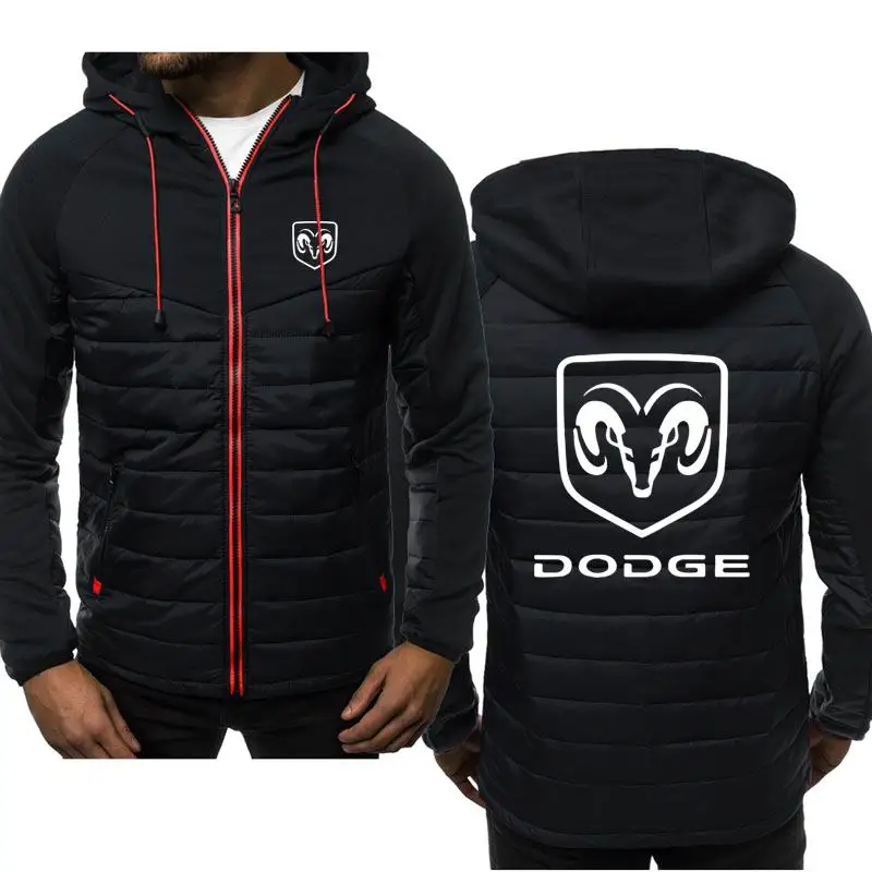 

NEW Hoodies Men Dodge Car Logo Spring Autumn Casual Sweatshirt Jacket Long Sleeve Mens zipper Jacket Man Hoody
