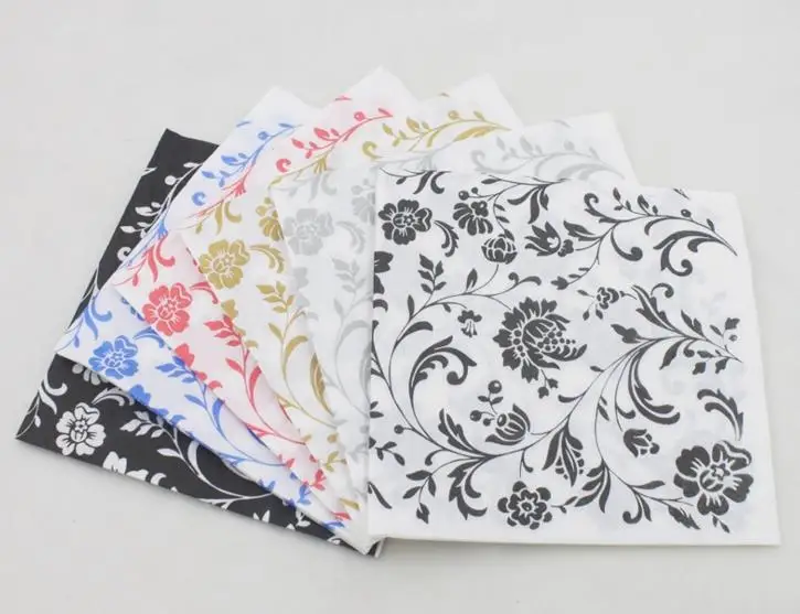 20 шт./упак. горячая Распродажа бумажных салфеток салфетки для праздника и