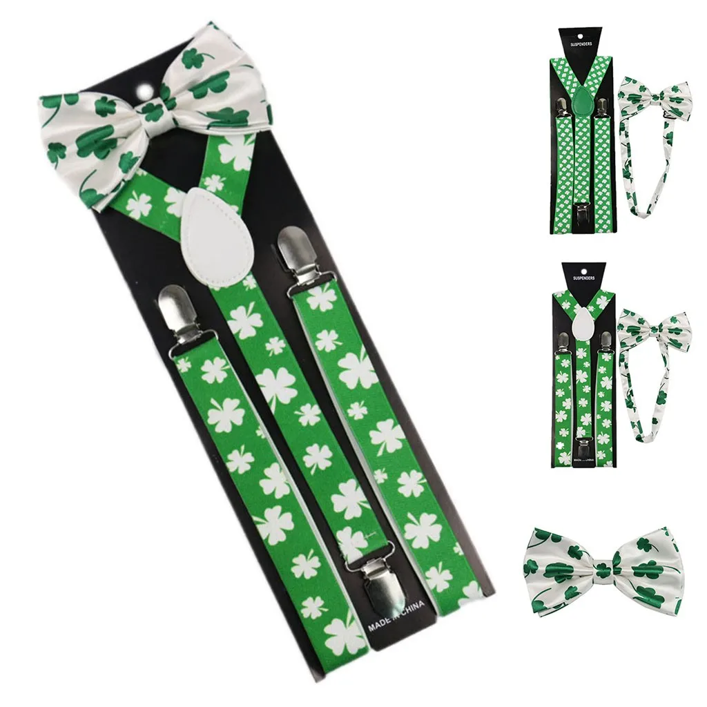 Набор для мужчин и женщин с галстуком бабочкой взрослых регулируемый эластичный