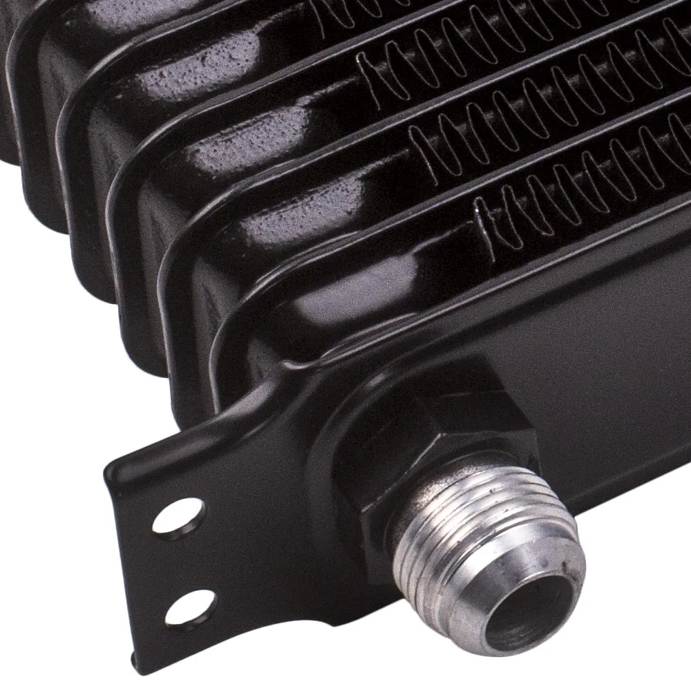 

AN10 15 Row Engine Transmission Aluminum Oil Cooler And 7" Electric Fan 80W