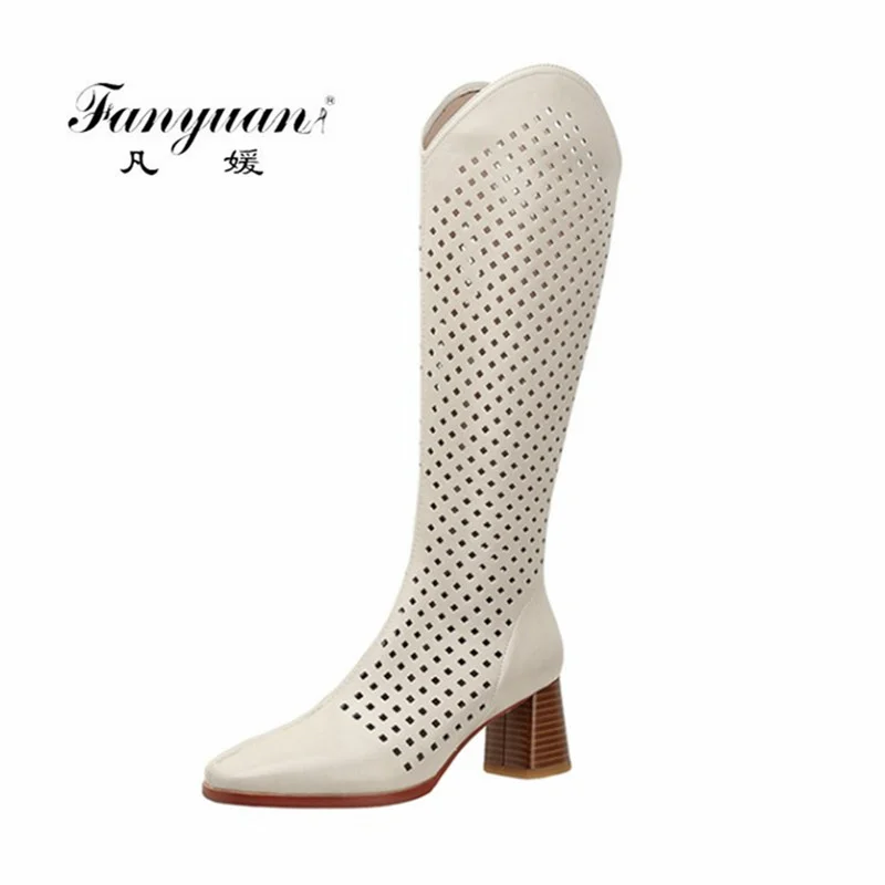 

Женские дизайнерские сапоги с острым носком, до колена