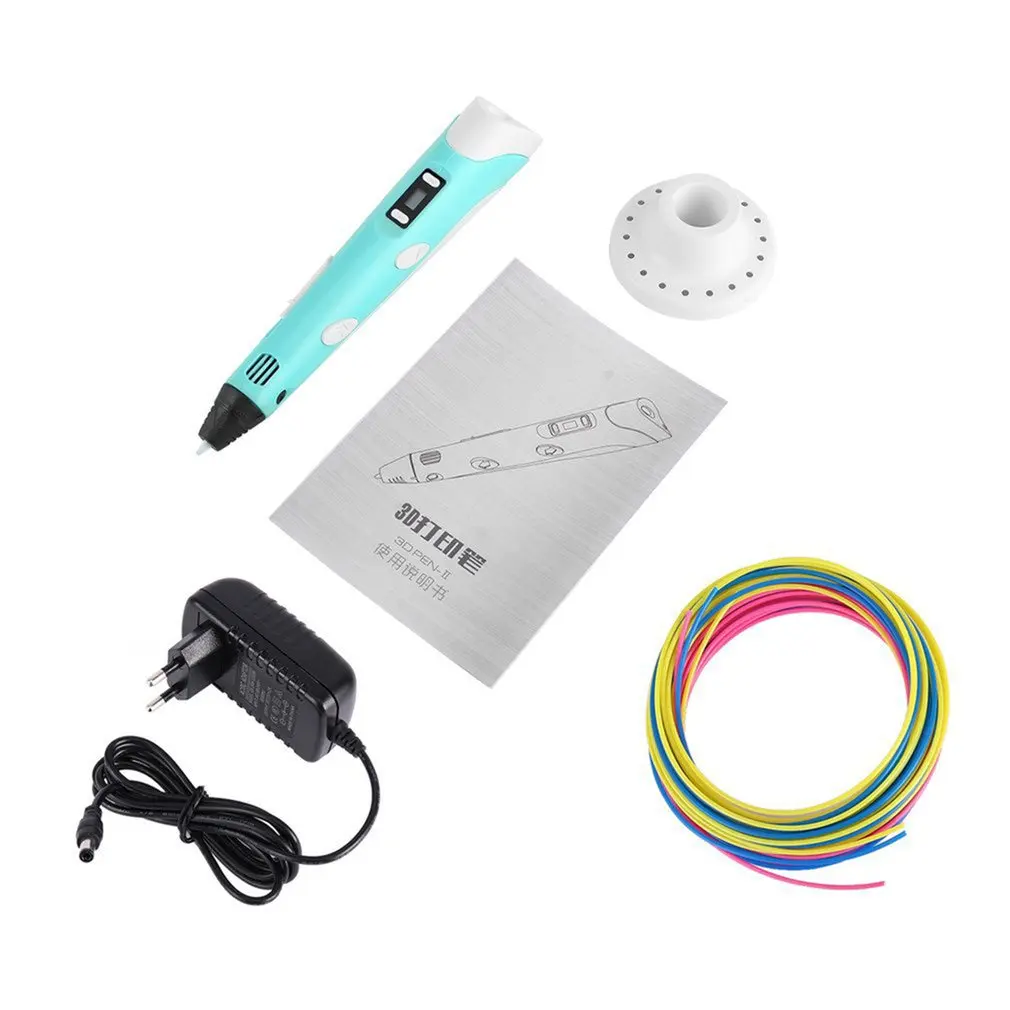 3D Printing Pen 12V Pencil Drawing Stift PLA Filament For Kid Child Education Hobbies Toys Birthday Gifts | Игрушки и хобби