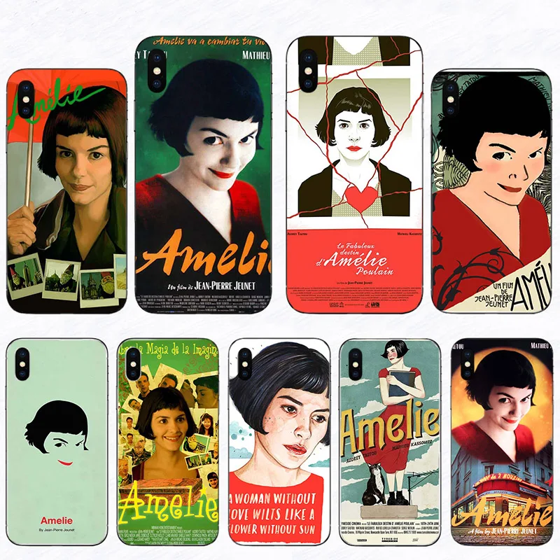 

Unique Capa Amelie Poster Classic France Movie Phone Case For iPhone 5s SE 6s 7 8 plus X XS XR 11 pro max 5 2020 6 11 pro Cover