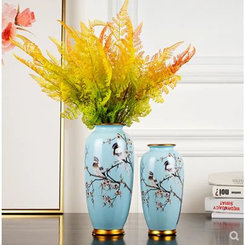 

Home office desktop decorations, ceramic vases, decorative gifts, American country style porcelain. Wedding decoration