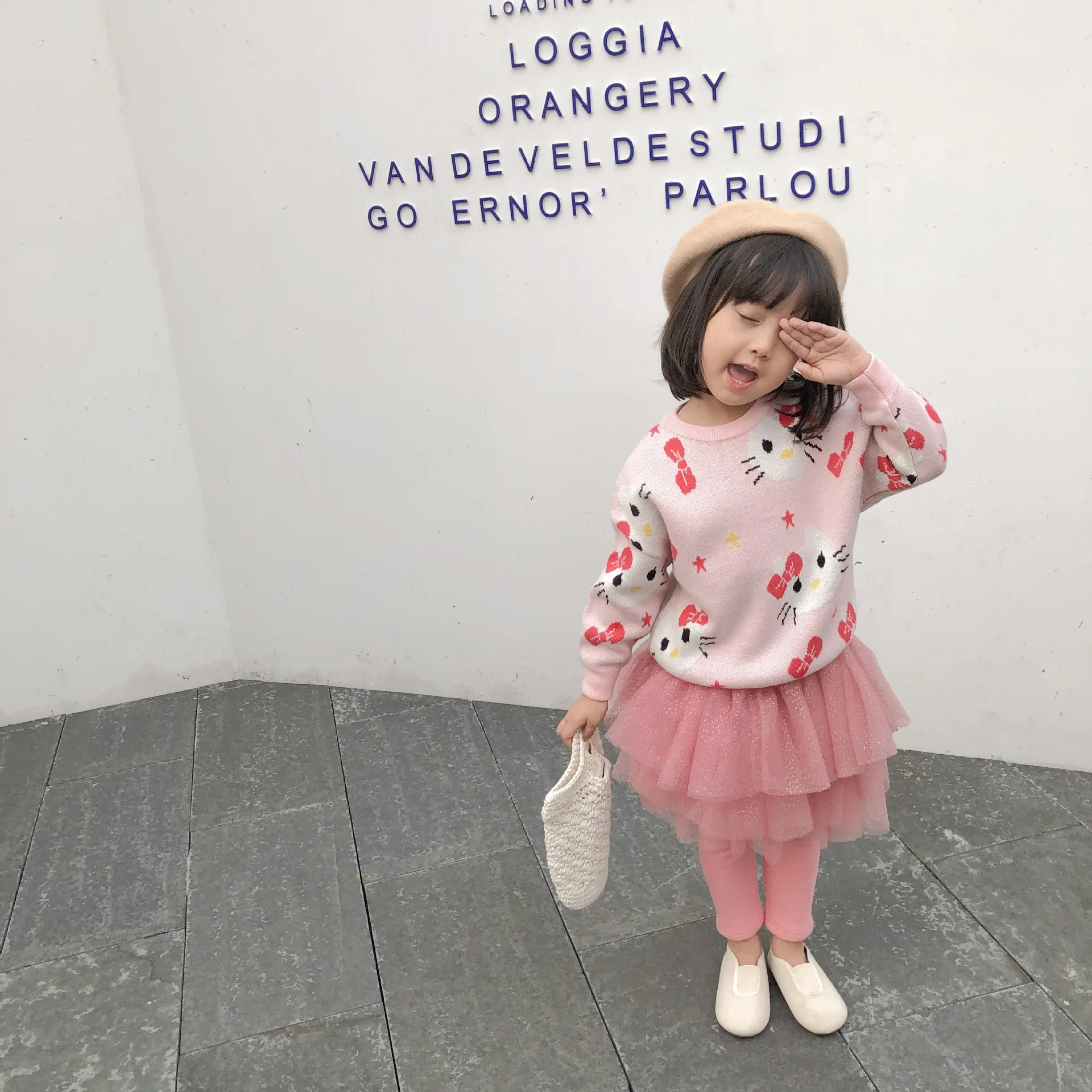 Tonytaobaby/осенне-зимнее платье; Новинка; Хлопковые Штаны для девочек; штаны принцессы для девочек; Детские платья для девочек