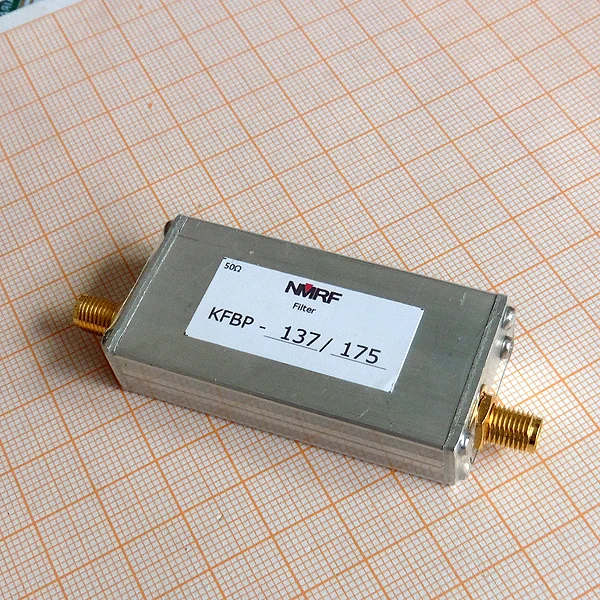 137-175MHz VHF Band Pass Filter, SMA Interface