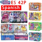 42 шт.компл. Покемон портативный жестяной ящик TAKARA TOMY боевые игрушки Хобби Коллекционные Предметы Игра коллекционная Женская игрушка для детей