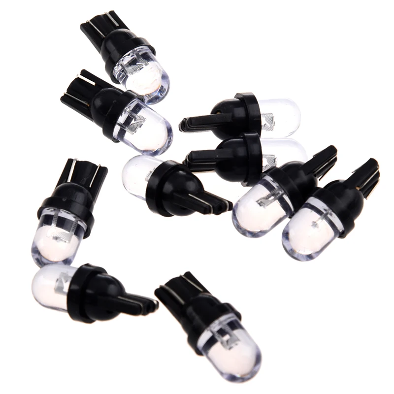

10X T10 W5W 194 1 Led Multicolour Flash Car Wedge Side Dashboard Light Lamp Bulb