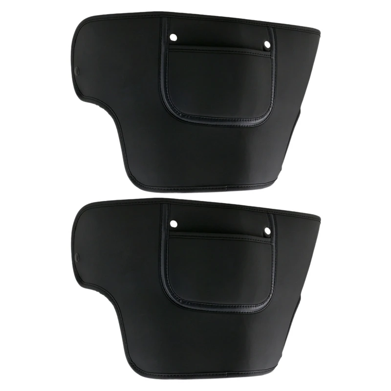 

For Tesla Model 3 Model Y 2021 Leather Car Seat Back Cover Anti-Kick Pad Protective Child Kick Pad