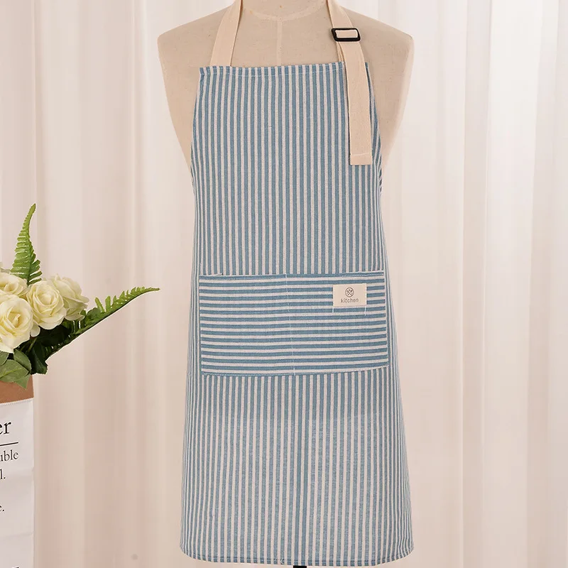 

2021 new high quality home apron solid color kitchen apron