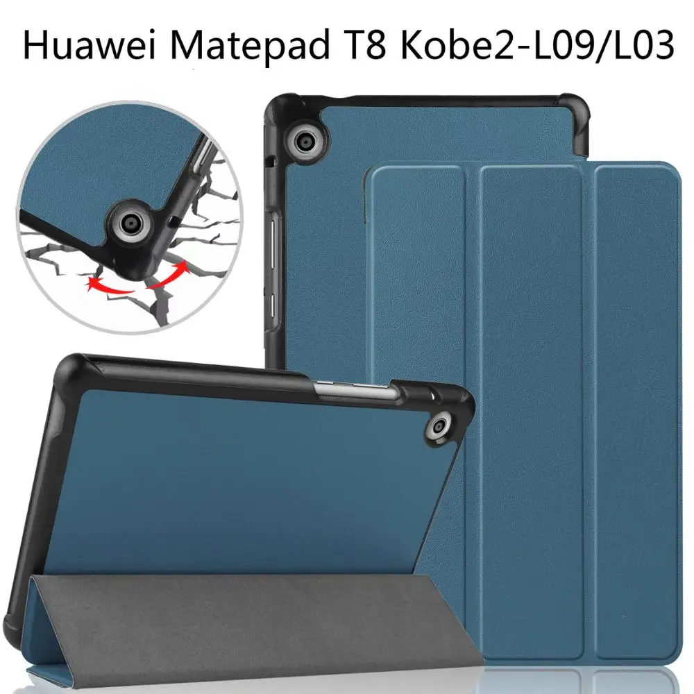 

Ультратонкий кожаный чехол-подставка с магнитной застежкой для Huawei MatePad T8