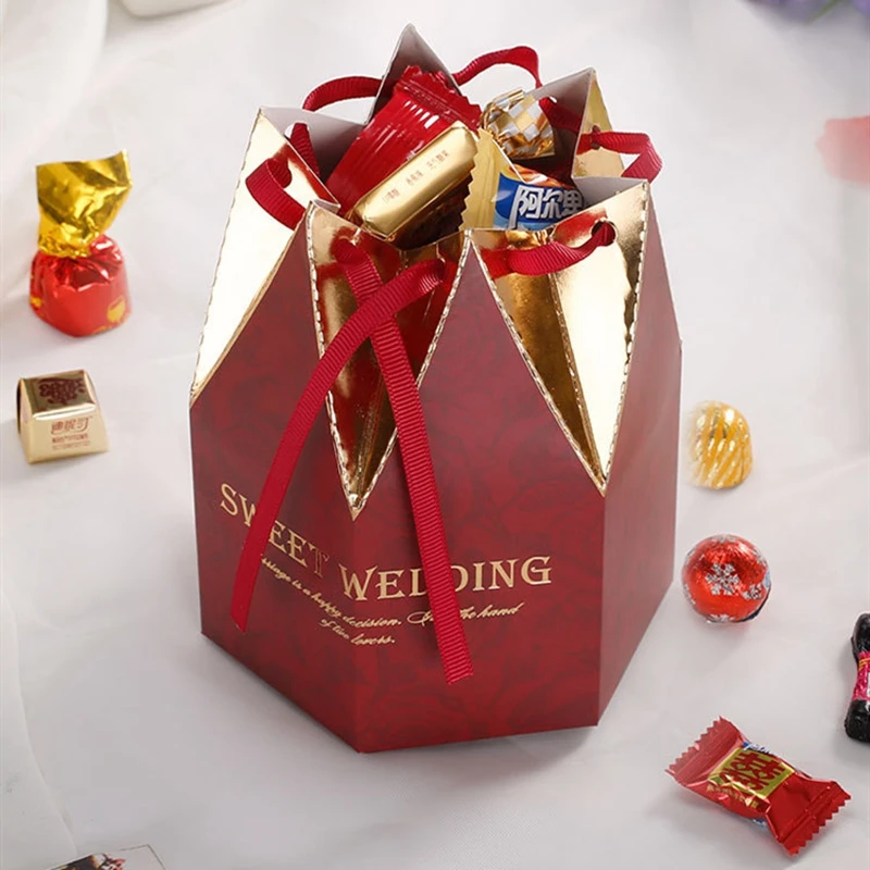 10 шт./упак. романтическая коробка для конфет европейская роскошная Коробки