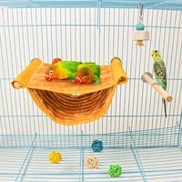 bird nest house winter warm parrot house bed hammock tent toy bird cage perch stand for parrots budgies parakeet