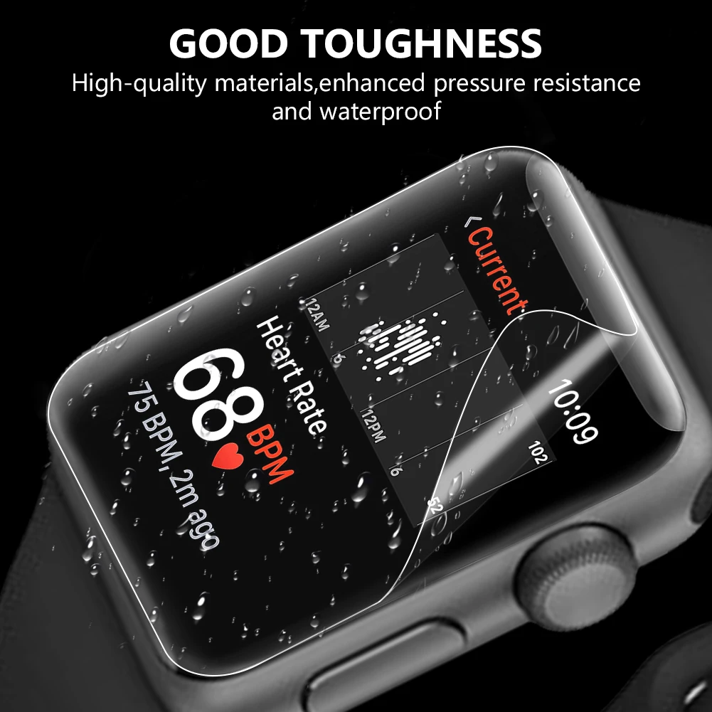 

1/2/3Pcs PET Film Screen Protector Soft Film For Apple Watch Screen Protector 42mm 44mm 40mm 38mm For Iwatch 5 4 3 2 1 6 SE