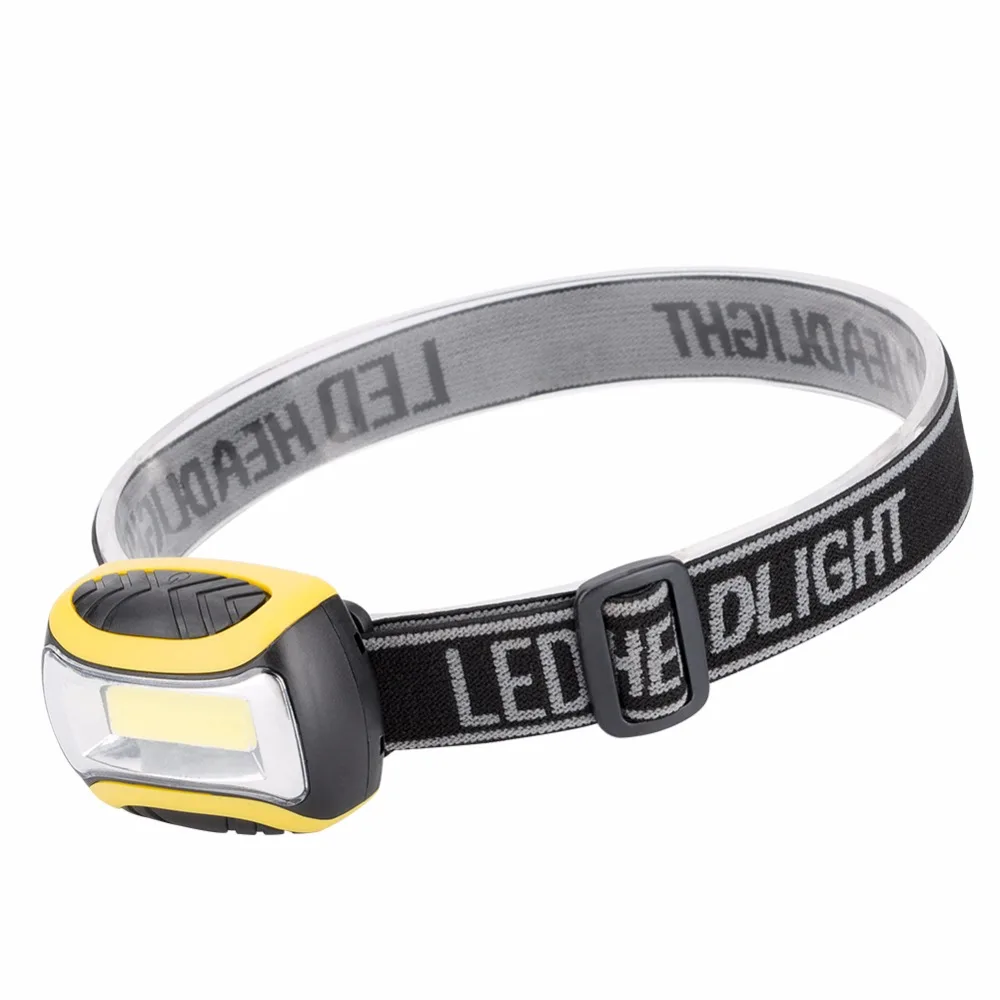 

COB LED Headlamp Headlight Frontal Head Lamp 4 Mode Energy Saving Flashlight Linterna For Outdoor Sports Camping Fishing Use AAA