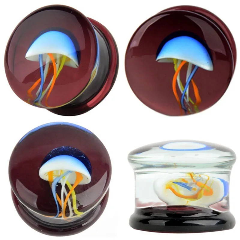 1 шт. 8-16 мм новый стеклянный ювелирный расширитель ушей туннельная вилка