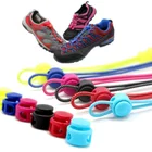 1 пара спортивных эластичных шнурков без завязывания, шнурки для обуви для детей и взрослых