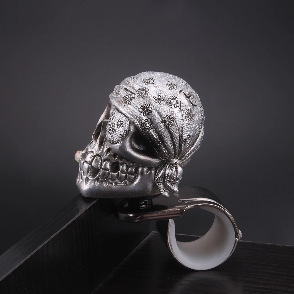 Новая автомобильная ручка с черепом гибкая простая установка вращающийся